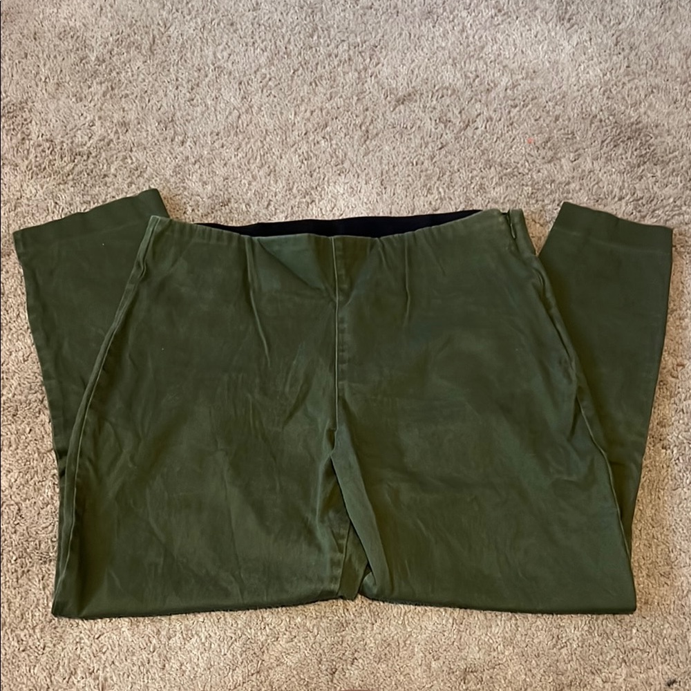 Old Navy Green Chinos Sturdy Cotton Khakis